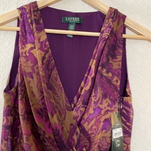 Ralph Lauren multi color Size 8 Dress.